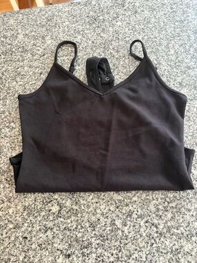 Black V-Neck Spaghetti Strap Body Suite by Garage - NWOT